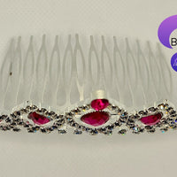 Diamante Hair Comb - Diamond Rose