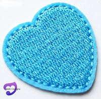 Applique Motif Patch Pieces - Hearts (VARIOUS COLOURS)
