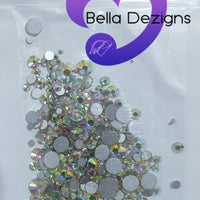 NON HOTFIX Crystal Rhinestone MIXED size pack