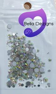 NON HOTFIX Crystal Rhinestone MIXED size pack