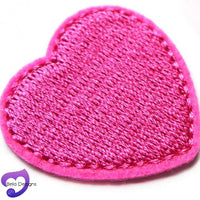 Applique Motif Patch Pieces - Hearts (VARIOUS COLOURS)