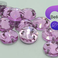 LIGHT PURPLE - Non Hotfix Rivoli Flatback Crystal Rhinestone