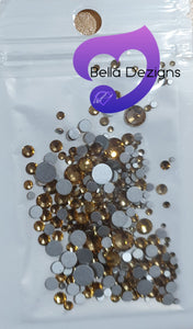 NON HOTFIX Crystal Rhinestone MIXED size pack