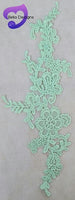 MINT GREEN - Lace Applique Motif - Venise Lace (Flower)
