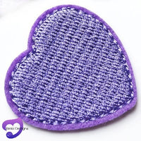 Applique Motif Patch Pieces - Hearts (VARIOUS COLOURS)
