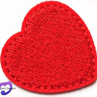 Applique Motif Patch Pieces - Hearts (VARIOUS COLOURS)