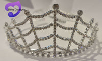 Diamante Tiara - Spider Web
