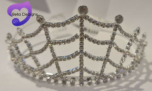 Diamante Tiara - Spider Web