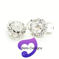 Clip on Diamante Earrings