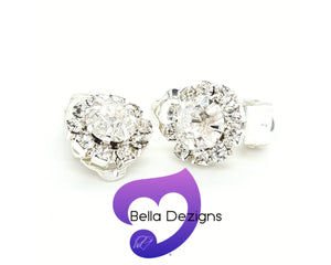 Clip on Diamante Earrings