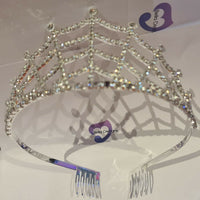 Diamante Tiara - Spider Web